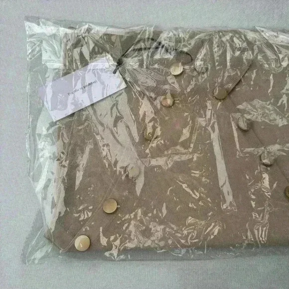 NWT Catnip + Seaweed The Shell Maxi Midi Dress Tan Size S - Picture 3 of 6